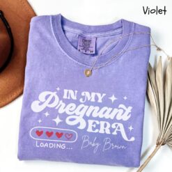 custom pregnancy announcement shirt for moms in my pregnant era cute mothers day shirt personalized new mom gift qbb8n scaled