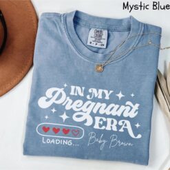 custom pregnancy announcement shirt for moms in my pregnant era cute mothers day shirt personalized new mom gift trcxo scaled