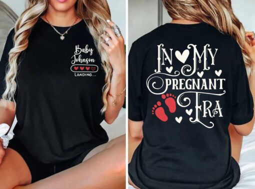 custom pregnancy announcement shirt for mothers day unique new mom gift in my pregnant era funny mom t shirt rvb4y scaled