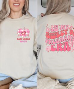 custom pregnancy shirt for new moms cute baby reveal tee funny pregnant women sweatshirt unique gift for expecting mothers lpzjn