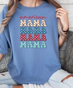 custom retro mama shirt colorful family t shirt comfort colors vintage mom life tee best mom ever gift ltcty
