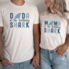 custom shark birthday shirt for family matching with mom and dad shirts for boys shark theme birthday party atxlm