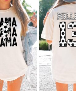 custom soccer mama shirt for game day soccer moms funny soccer fan shirt for mothers day cute mom life tee eq5tl