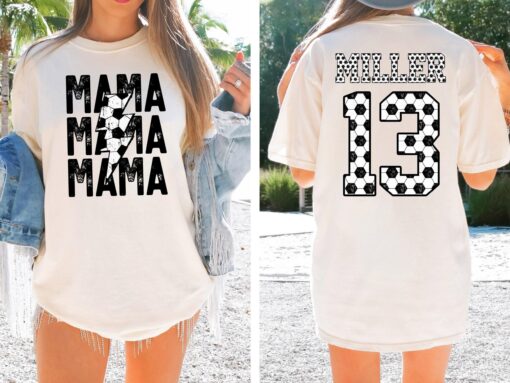 custom soccer mama shirt for game day soccer moms funny soccer fan shirt for mothers day cute mom life tee eq5tl scaled
