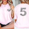 Custom Soccer Mom Hoodie with Personalized Number Sweatshirt for Soccer Gifts and Unique Mom Apparel