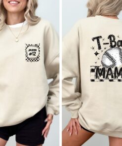 custom t ball mama shirt for sports moms personalized game day sweatshirt best mom ever mothers day gift spgug