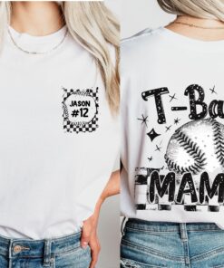 custom t ball mama shirt for sports moms personalized game day sweatshirt best mom ever mothers day gift xnf5i