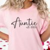 customized auntie est shirt funny cute aunt shirt for birthday gift or mothers day unique sister t shirt pcses