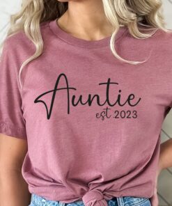 customized auntie est shirt funny cute aunt shirt for birthday gift or mothers day unique sister t shirt wo0jh