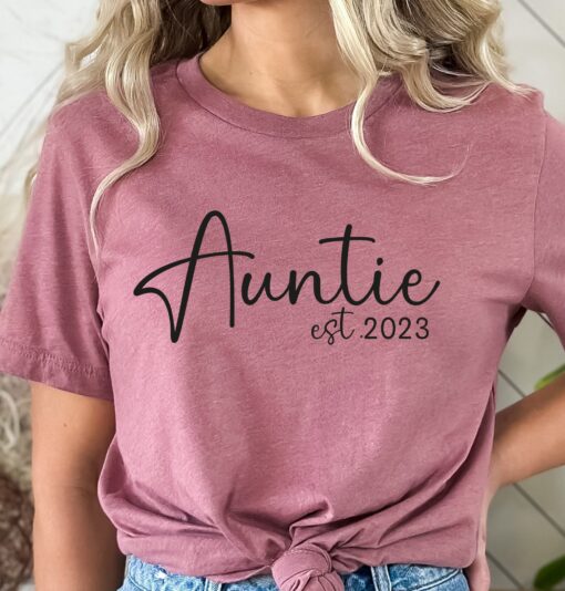 customized auntie est shirt funny cute aunt shirt for birthday gift or mothers day unique sister t shirt wo0jh
