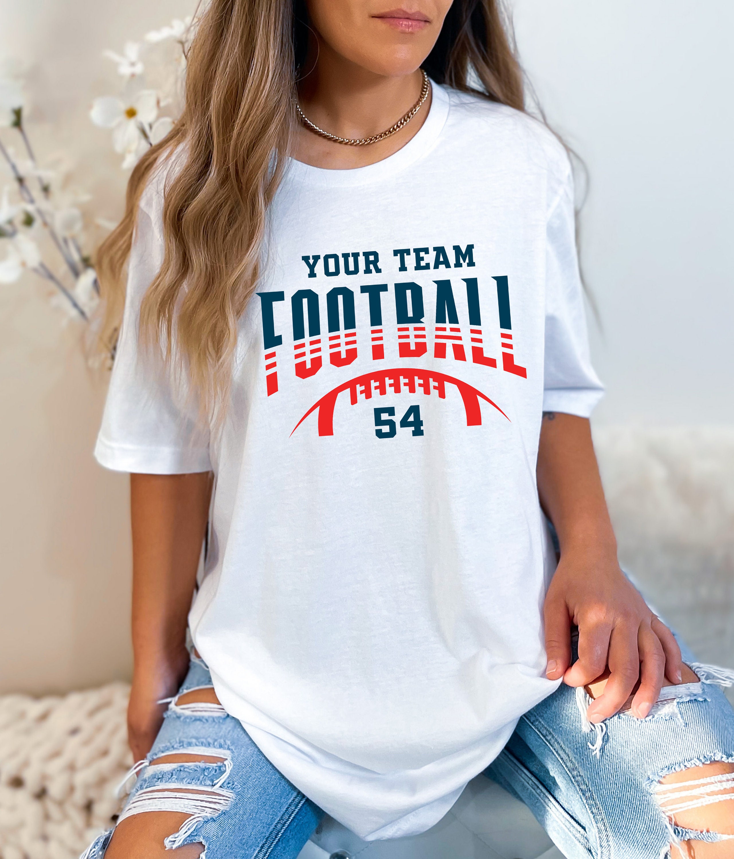 customized football mom jersey shirt with team colors for game day and football season activities ktpxu scaled