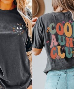 cute aunt club shirt for cool aunts best auntie crewneck t shirt perfect for aunt life and gifts for aunts fliin