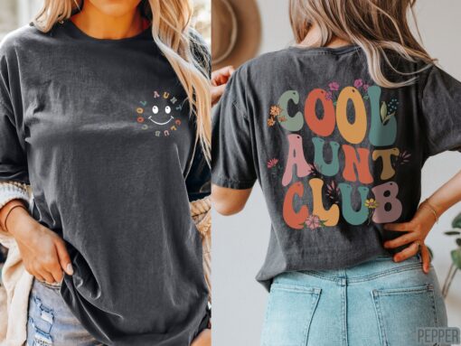 cute aunt club shirt for cool aunts best auntie crewneck t shirt perfect for aunt life and gifts for aunts fliin scaled