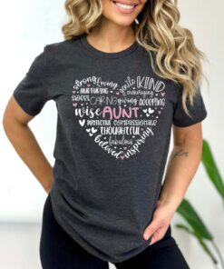 cute aunt shirt for mothers day gift from nephew and niece personalized auntie t shirt love for aunt gifts 4bctx