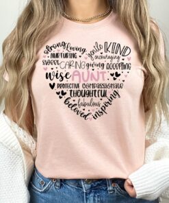 cute aunt shirt for mothers day gift from nephew and niece personalized auntie t shirt love for aunt gifts e8fcb