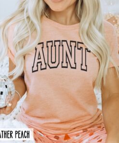 cute aunt shirt for new aunt announcement unique aunt birthday gift from niece or nephew cool aunt t shirt umnlm