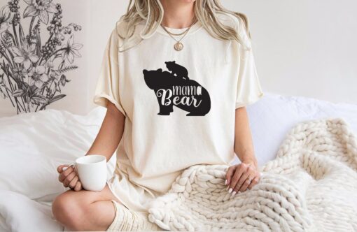 cute bear mama shirt for moms pregnancy announcement mothers day shirt best mom ever t shirt unique gift for mom cbffo