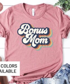 cute bonus mom shirt for women cheetah print t shirt for step moms unique mothers day gift from daughter zggqm