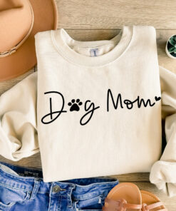 cute dog mom sweatshirt and t shirt for dog lovers trendy gifts for pet day and dog mom life mztko