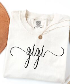 cute gigi shirt for grandma mothers day gift new nana granny mimi nonny announcement unique mom life t shirt ays6e