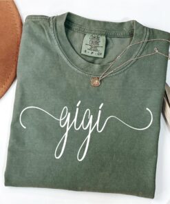 cute gigi shirt for grandma mothers day gift new nana granny mimi nonny announcement unique mom life t shirt fjjfz