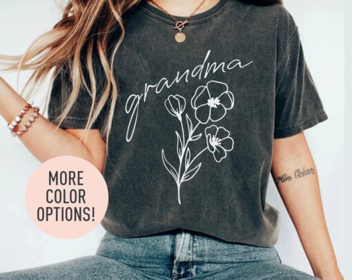 cute grandma shirt for mothers day birthday gift from grandkids vintage style best grandma ever t shirt 6fpro