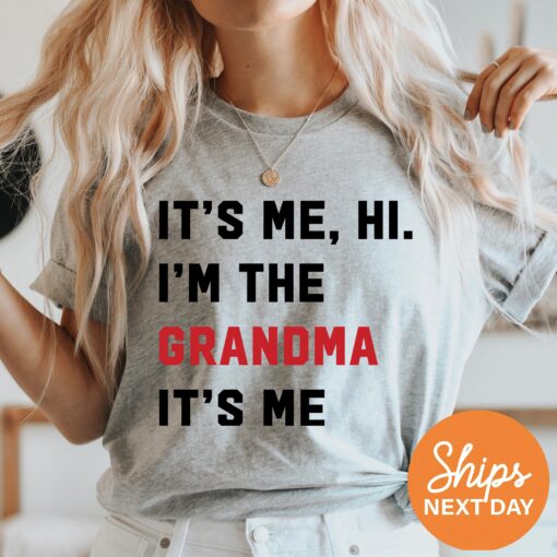 cute grandma shirt its me hi im the grandma blessed grandmother t shirt for mothers day unique gift for grandparents vb36o