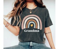 cute grandma shirt rainbow tee for nana plus size mothers day gift funny granny t shirt best nana ever shirt aeedf