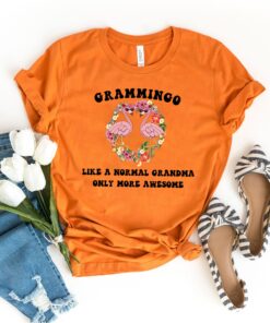 cute grandma shirt with flamingo design grammingo t shirt for grandmothers awesome gift for mothers day n3z2a