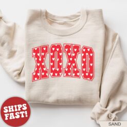 cute heart sweatshirt for women valentines day shirt unique valentines gift comfortable love sweatshirt gyays scaled