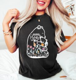 cute mama bear shirt with baby and wildflowers for moms perfect for mothers day gifts and everyday wear 49kis scaled