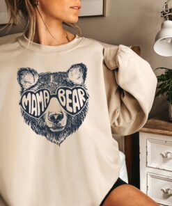 cute mama bear sweatshirt for mom life new mom gift funny mom shirt baby shower present personalized mama bear apparel 76e9j