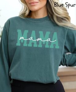 cute mama long sleeve shirt for women colorful mothers day tee best mom ever t shirt personalized mom gifts nkwuf