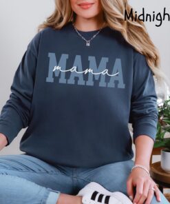 cute mama long sleeve shirt for women colorful mothers day tee best mom ever t shirt personalized mom gifts qymoi