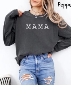 cute mama long sleeve shirt for women minimalist mama tee mothers day gift comfortable mama t shirt best mom ever shirt hyt1g