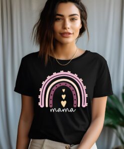 cute mama love shirt with rainbow design for mothers day unique mom life t shirt best gift for mothers 513hw