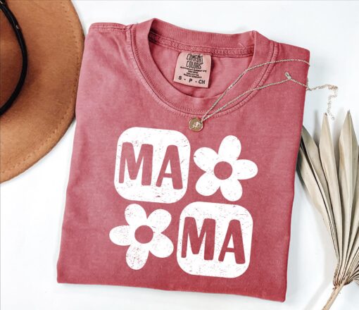cute mama shirt floral mom life crewneck best mom ever shirt retro womens apparel personalized mothers day gifts vsuoi
