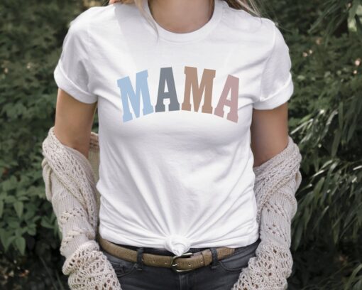cute mama shirt for mothers day birthday gift mom life t shirt personalized gifts for moms baby shower celebrations