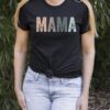 Cute Mama Shirt for Mothers Day Gift Funny Mom Life T-Shirt Personalized Birthday Gift for Her Baby Shower