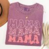 cute mama shirt with leopard print for new moms personalized mothers day gift mama heart design mom to be shirt inpmk