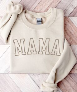 cute mama sweatshirt for moms best mothers day gift new mom crewneck sweater pregnancy announcement apparel hyjae