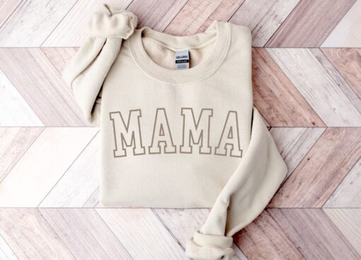 cute mama sweatshirt for moms best mothers day gift new mom crewneck sweater pregnancy announcement apparel hyjae