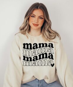 cute mama sweatshirt for mothers day best mama shirt new mom gift pregnancy announcement apparel 0eh6j