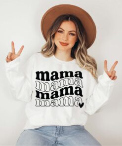 cute mama sweatshirt for mothers day best mama shirt new mom gift pregnancy announcement apparel h6psh