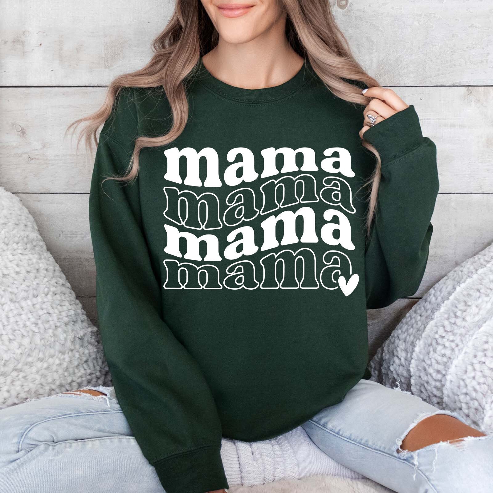 cute mama sweatshirt for mothers day best mama shirt new mom gift pregnancy announcement apparel wt8yn