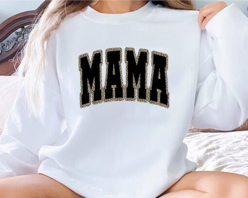 cute mama sweatshirt for mothers day grandma and nana shirt new mom crewneck best mom tee for gifts lv6p8