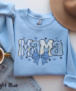 cute mama sweatshirt with bow design for moms perfect for mothers day and valentines day girly aesthetic gift xcpwf