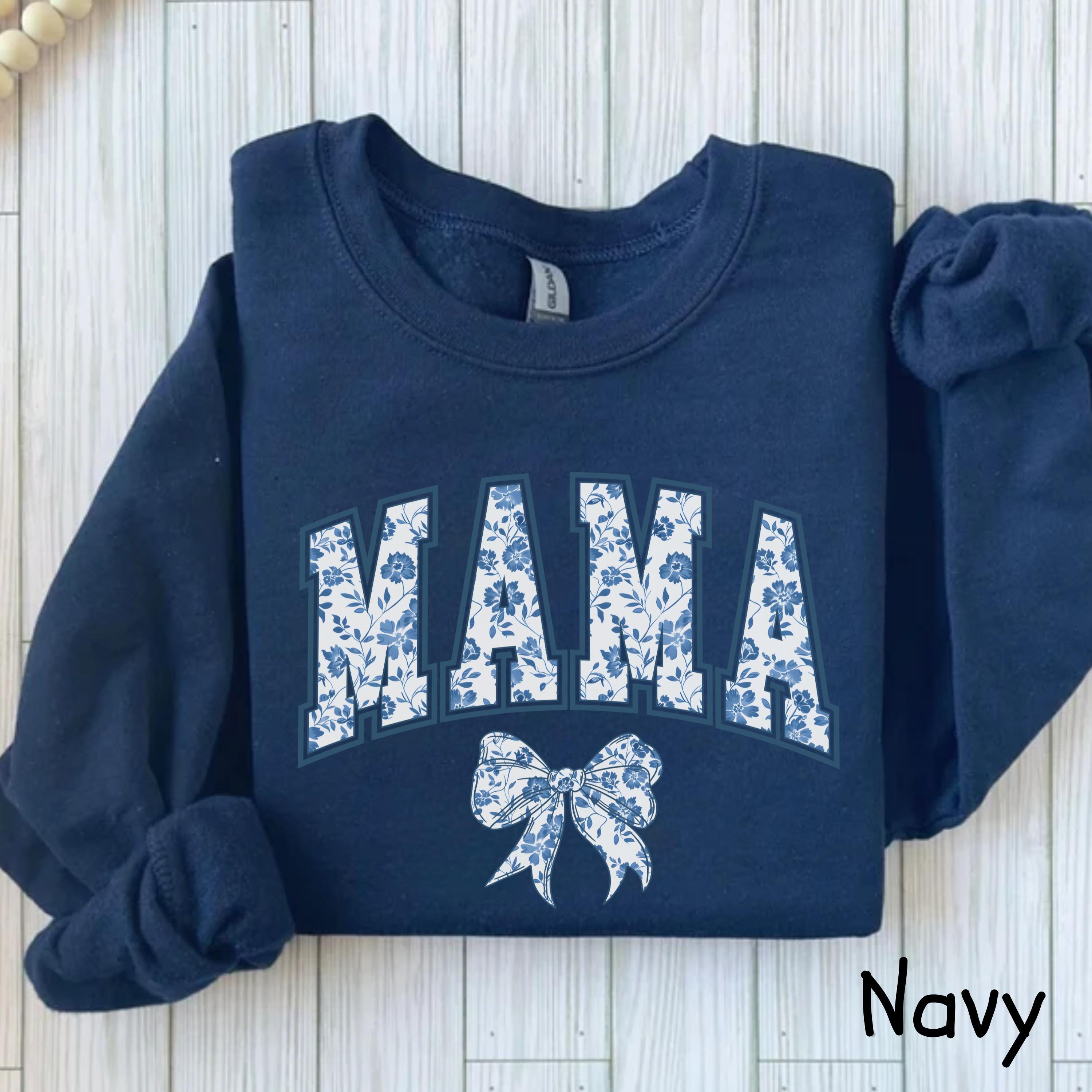 cute mama sweatshirt with bow design for mothers day personalized mom shirt girly aesthetic chinoiserie gift for mom bzs4b scaled
