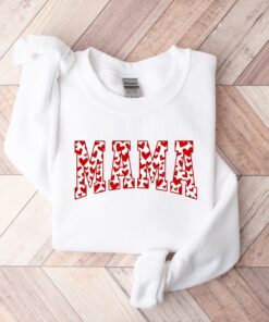 cute mama sweatshirt with red hearts for mothers day and valentines day unique mom life shirt gift 9j5fj