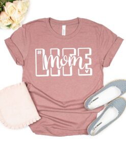 cute mom life shirt with heart design for mothers day new mom gift best mom ever t shirt jrls1